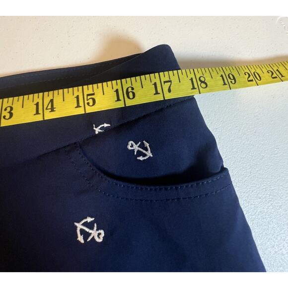 Alfred Dunner Navy Bermuda Comfort Waist Traditional Fit Shorts Sz 12 Nautical - Picture 6 of 7